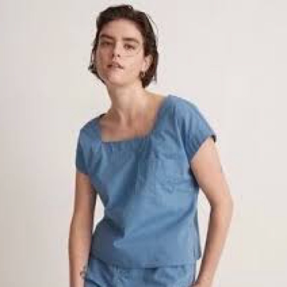 Madewell Tops - Madewell Navy Blue Women's Blouse